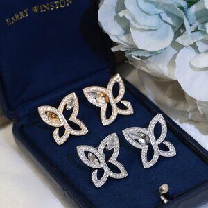 Harry Winston butterfly earrings